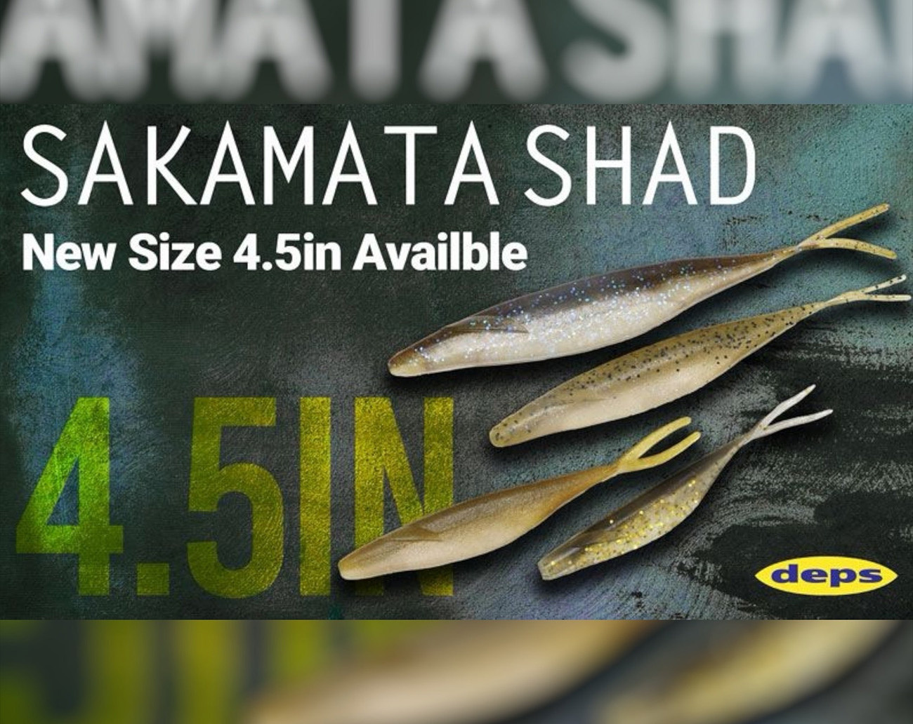 Deps Sakamata Shad 4,5''